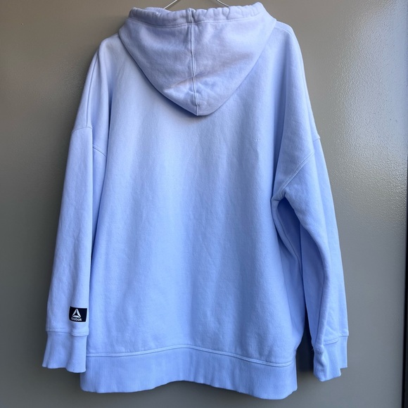 Reebok Hoodie XXL Oversized Streetwear Casual Pullover NWOT Gorpcore Skater Y2K - Picture 4 of 13